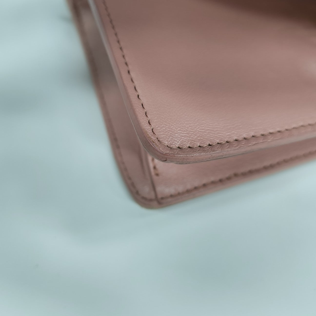My Miu Quilted Lambskin Pink