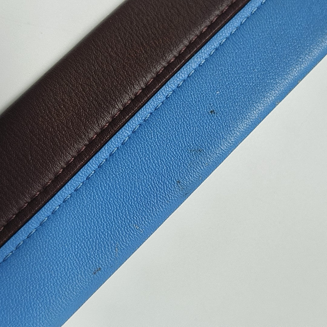 CLUNY MM Monogram Coated Canvas Brown