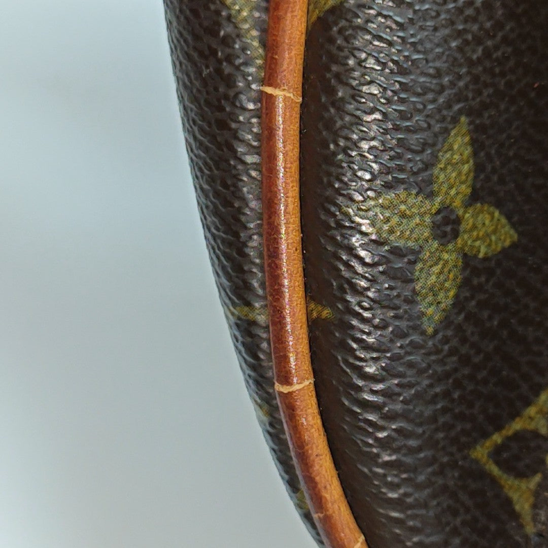 HUDSON MM Monogram Coated Canvas Brown