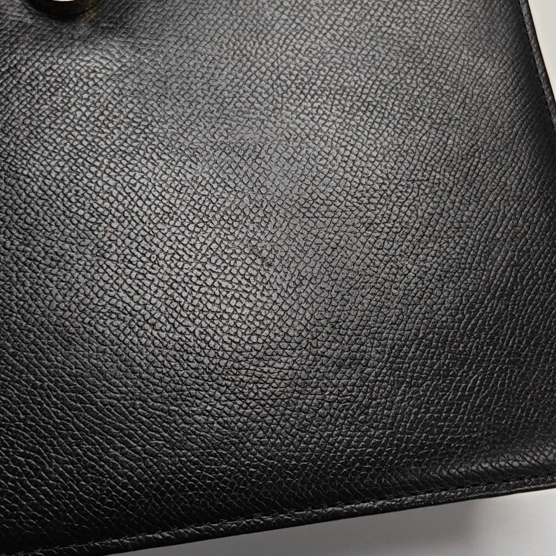 Calfskin Shoulder Bag Black