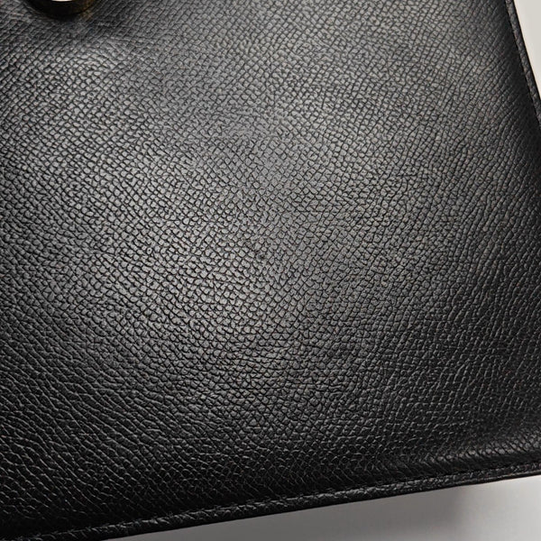 Calfskin Shoulder Bag Black