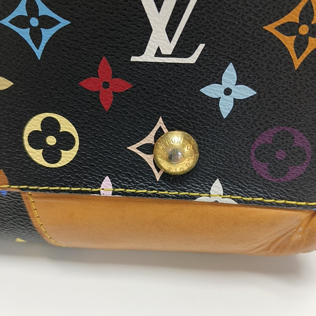 LV × TM BEVERLY GM Monogram Coated Canvas Black