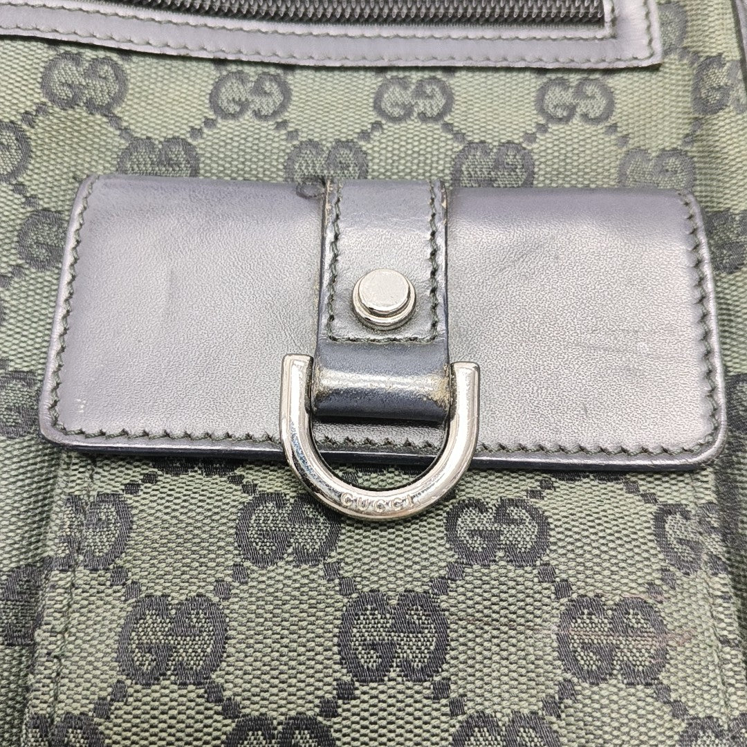 GG Imprime Monogram Canvas Green