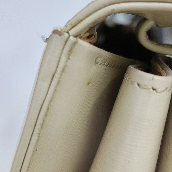 Calfskin Shoulder Bag Beige