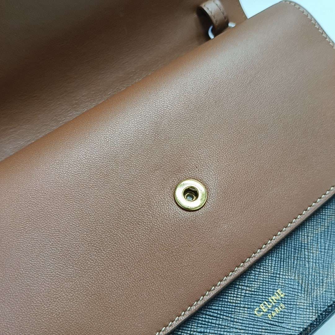 TRIOMPHE CANVAS Small Coated Canvas Brown