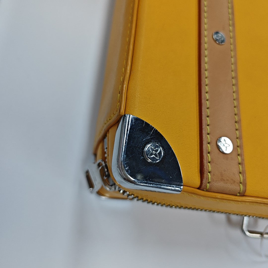 SOFT TRUNK Calfskin Yellow