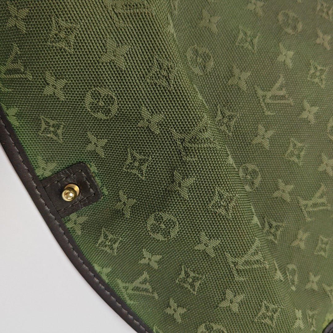 BERANGERE Monogram Canvas Green