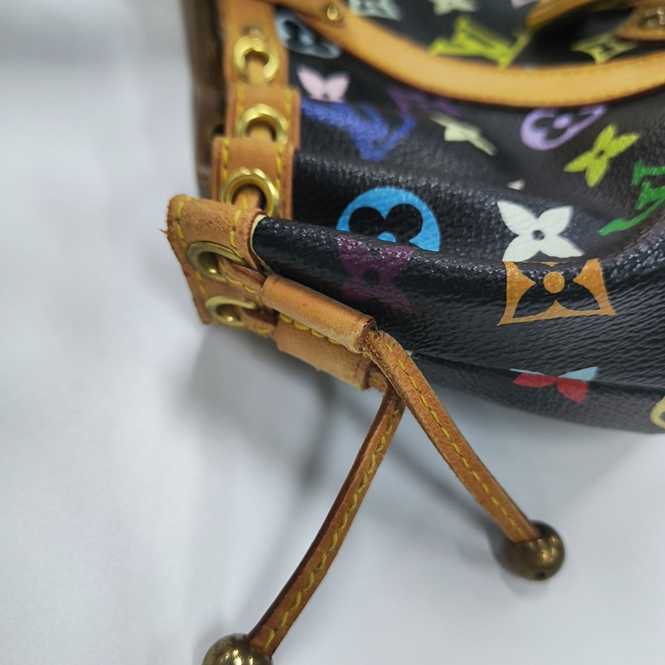 LV × TM THEDA GM Monogram Coated Canvas Black