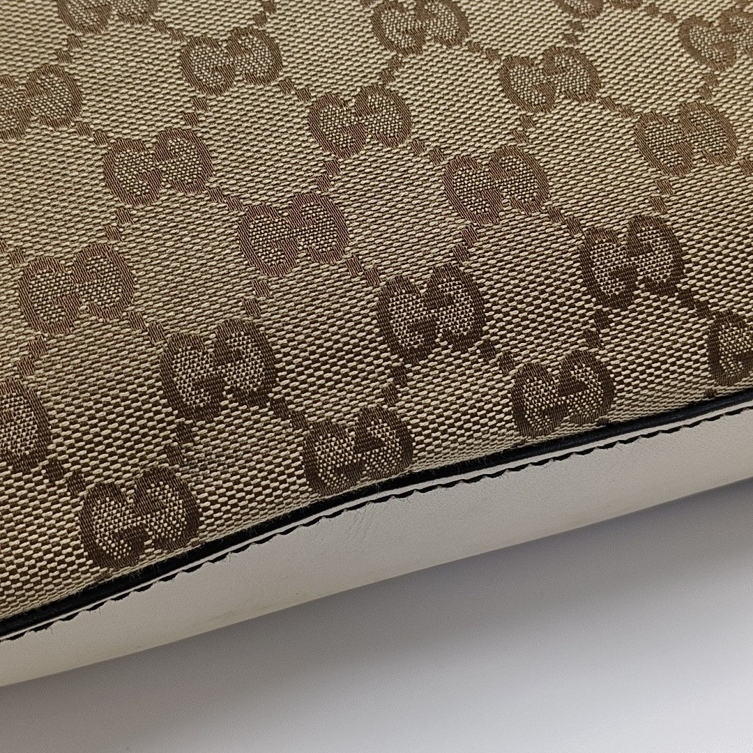 Emily Chain Monogram Canvas Beige