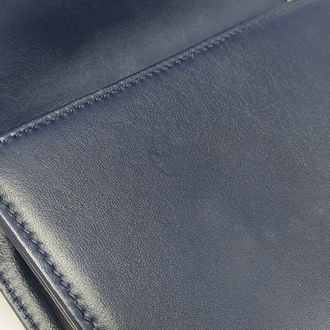 BOY CHANEL Small Quilted Lambskin Blue
