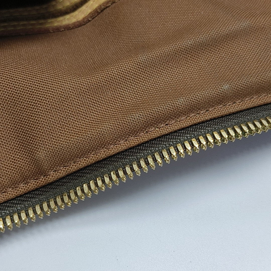 PALERMO GM Monogram Coated Canvas Brown