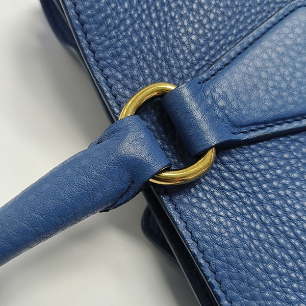 Calfskin Tote Bag Blue