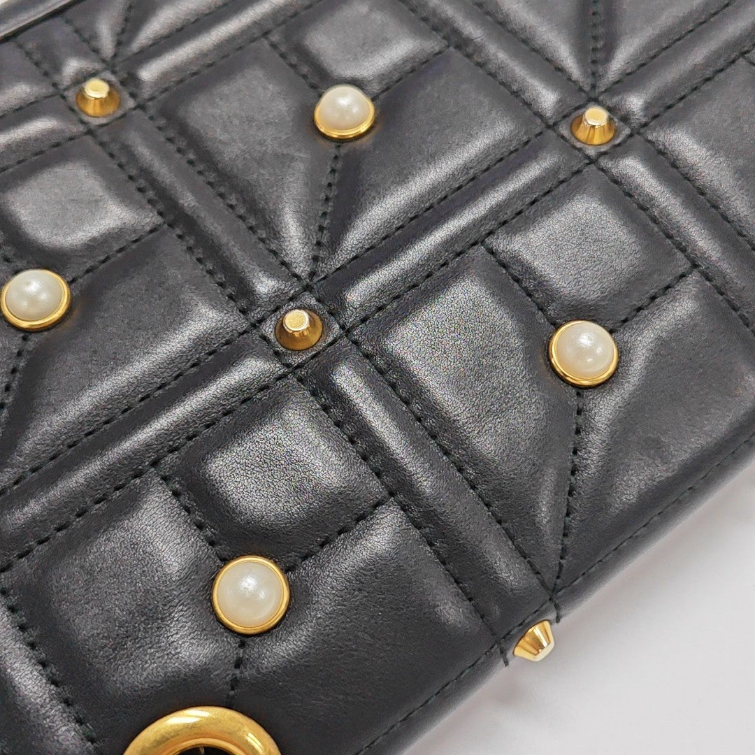 GG Marmont Medium Quilted Calfskin Black