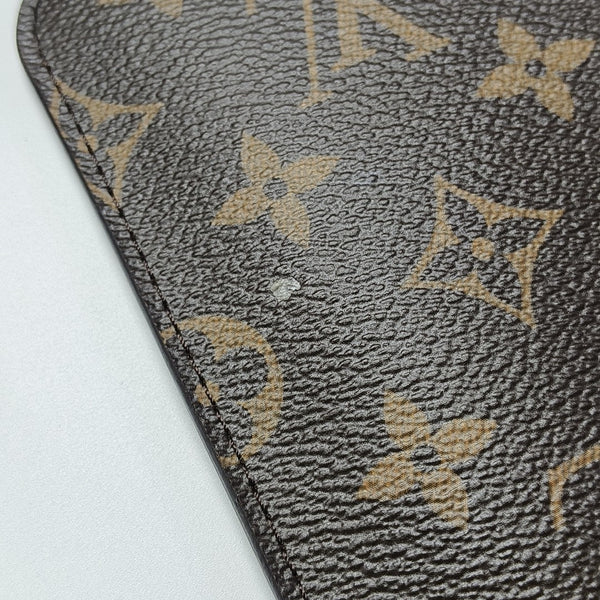 NEVERFULL MM Monogram Coated Canvas Brown