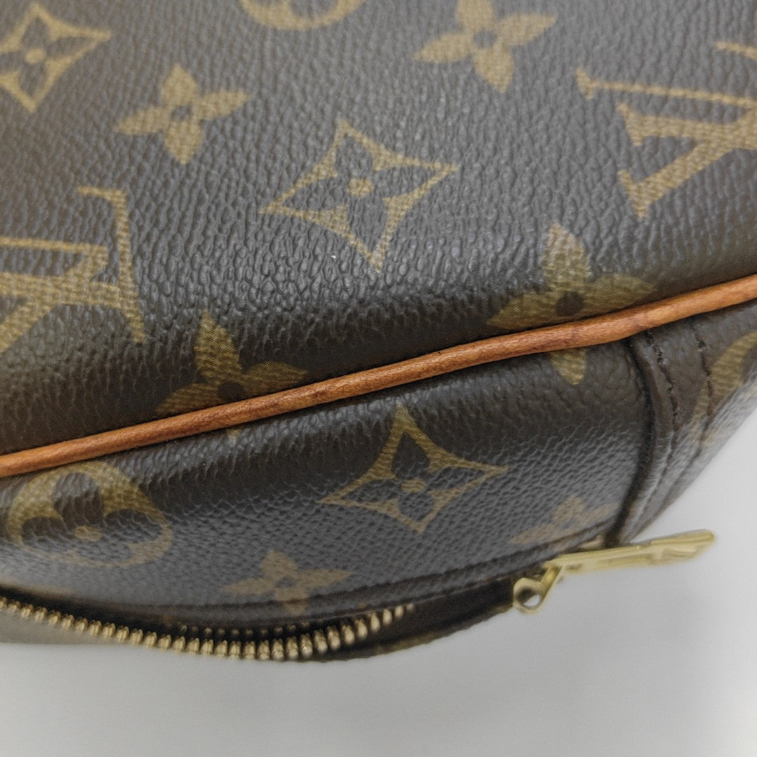 DEAUVILLE Monogram Coated Canvas Brown