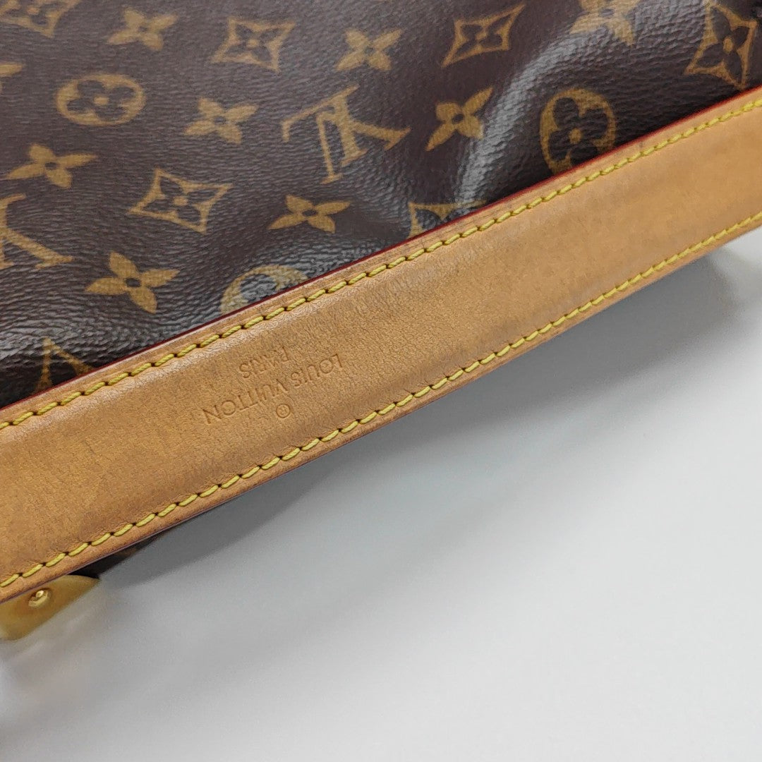 SIDE TRUNK MM Monogram Coated Canvas Brown