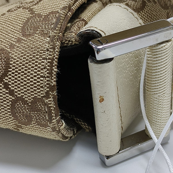 Monogram Canvas Crossbody Bag Beige