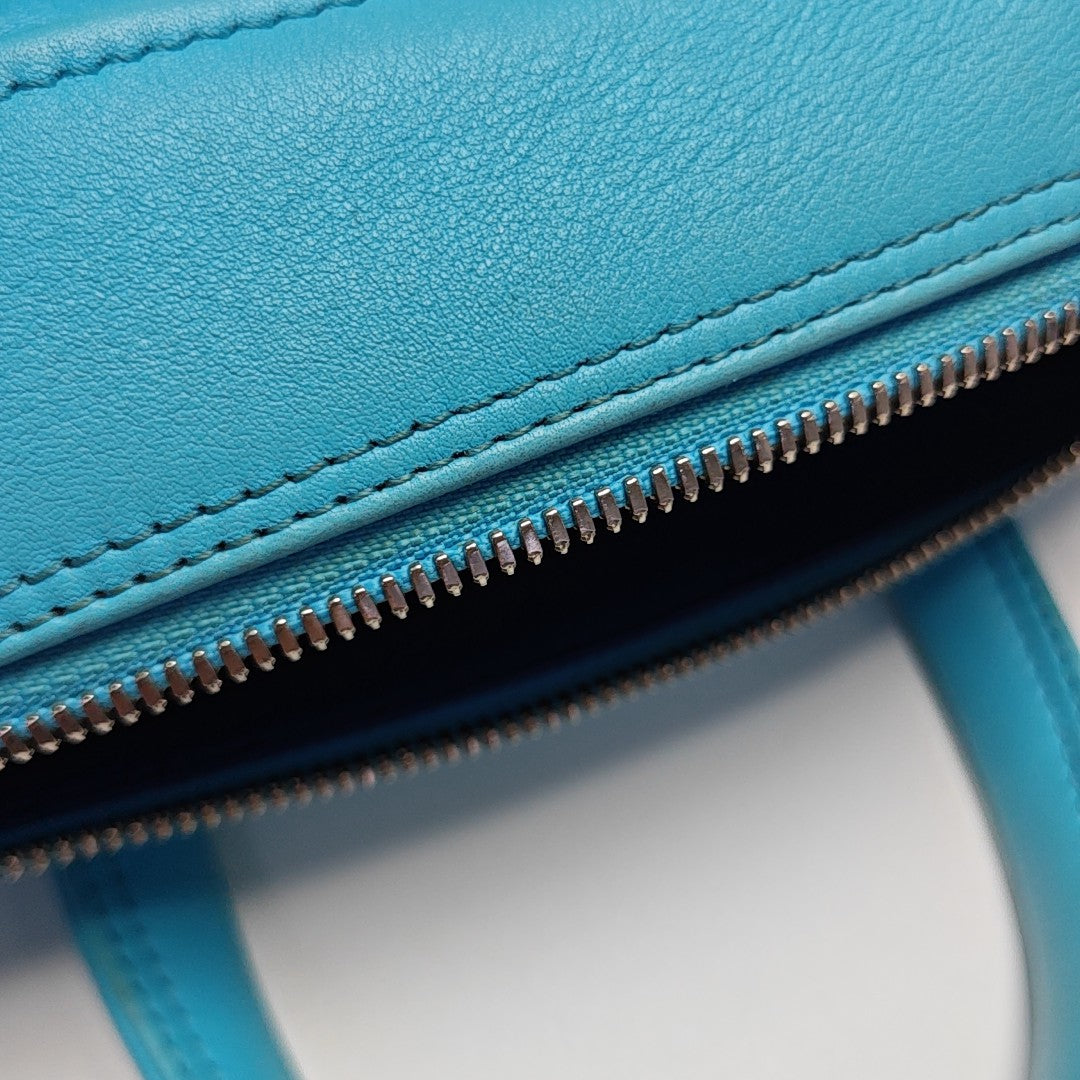 Triangle Calfskin Blue
