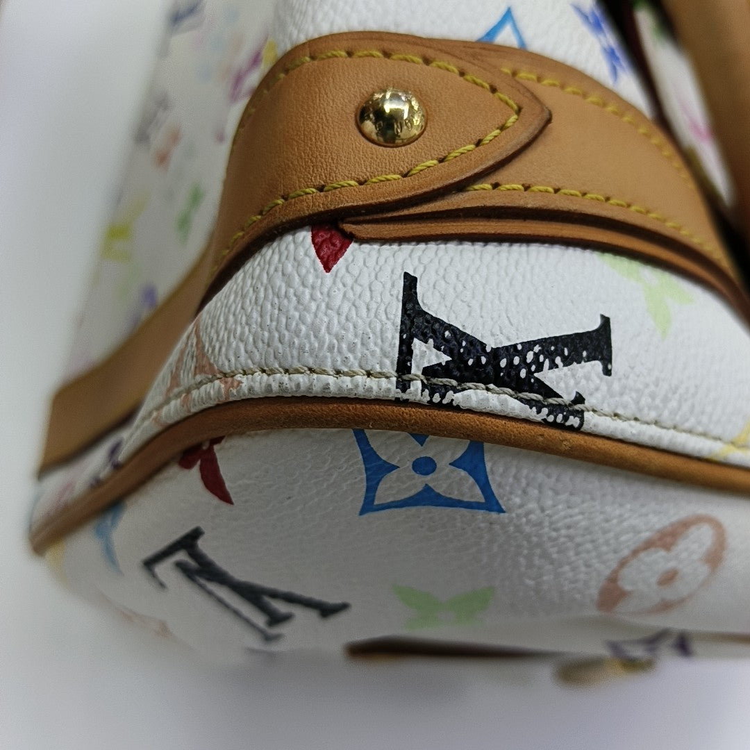 LV × TM PRISCILLA Monogram Coated Canvas White