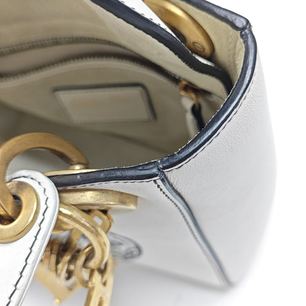 Lady Dior Small Lambskin White