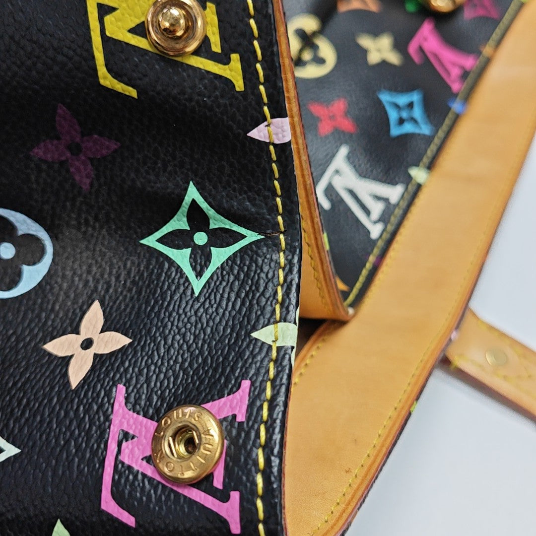 LV × TM AURELIA Monogram Coated Canvas Black