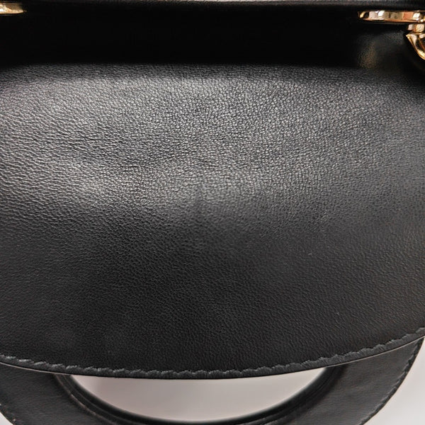Lady Dior Mini Cannage Lambskin Black