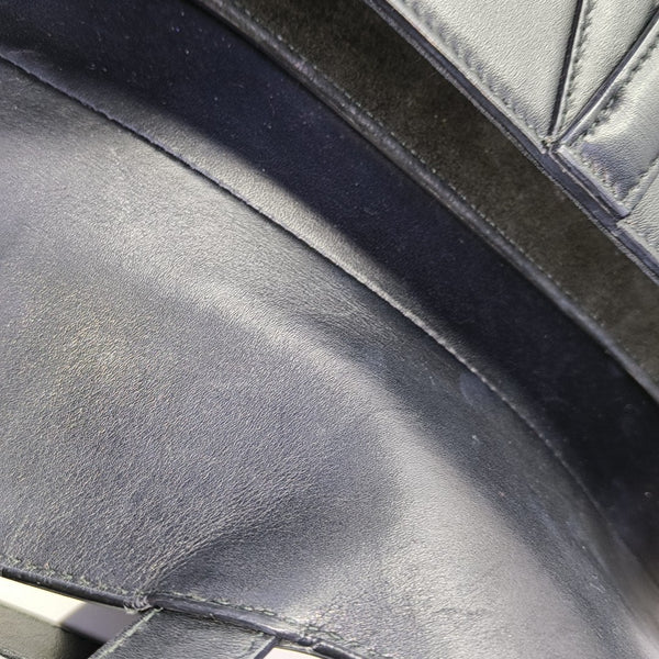 Saddle Small Calfskin Black