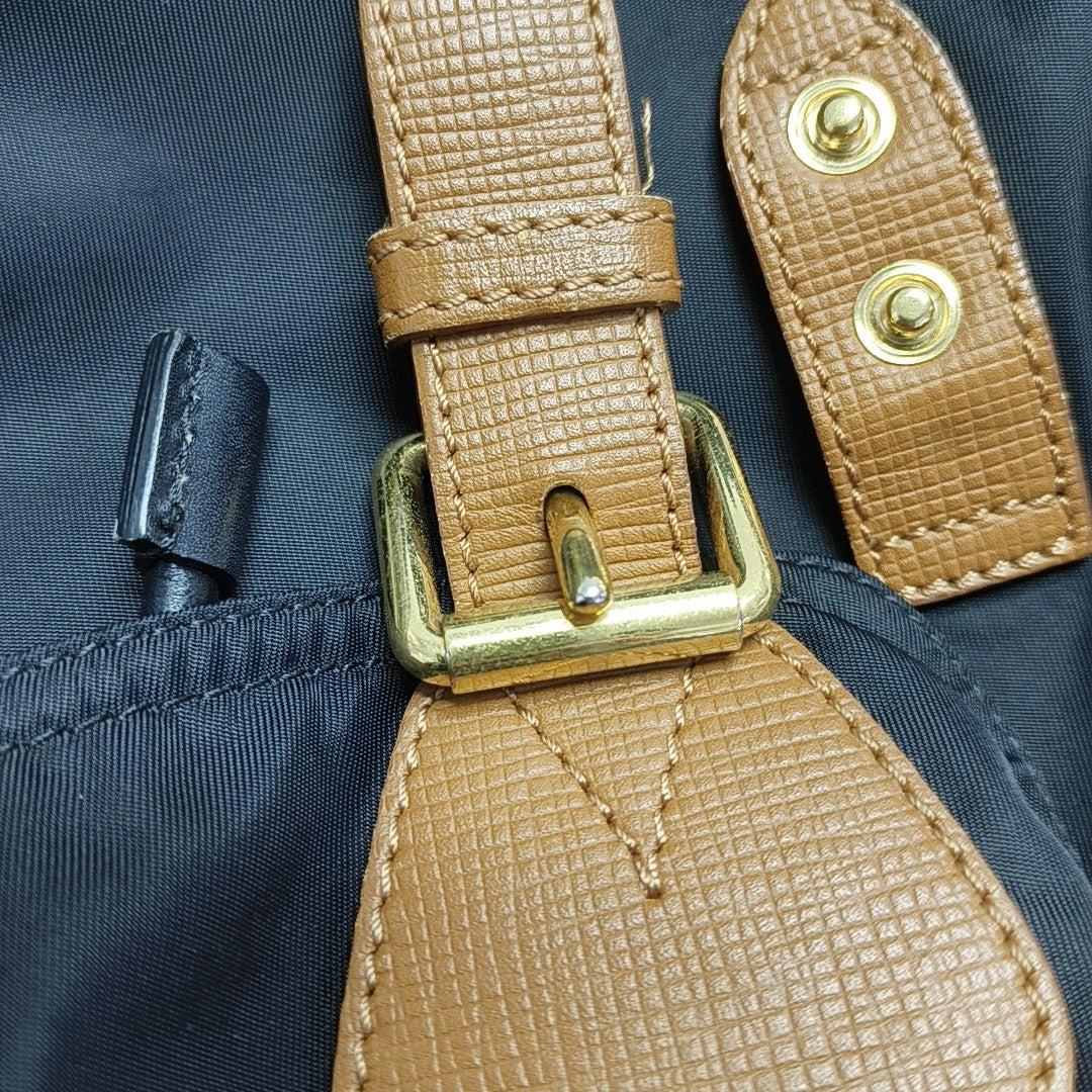 The Rucksack Medium Nylon Black
