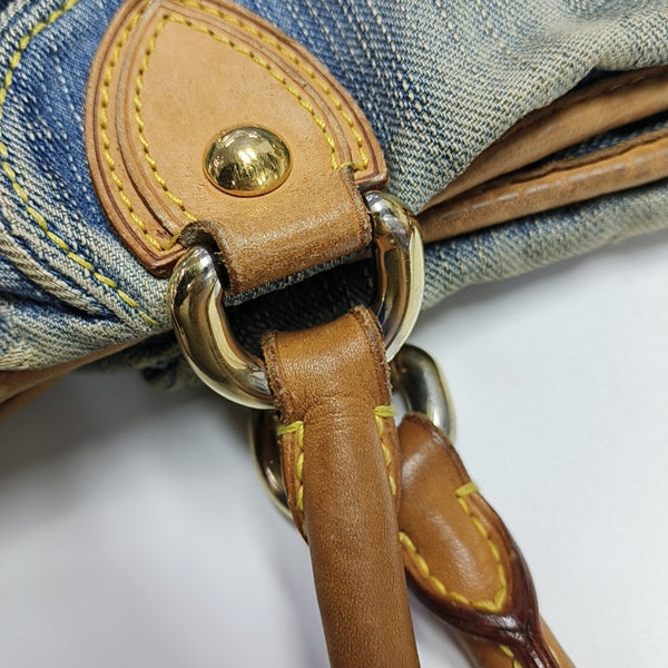 NEO CABBY Monogram Denim Blue