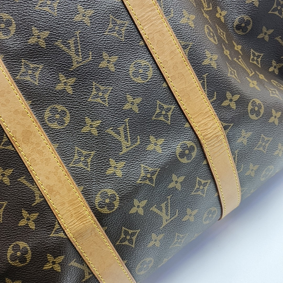 SAC SOUPLE 55 Monogram Coated Canvas Brown