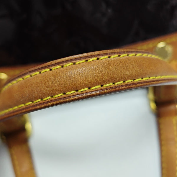 BREA MM Monogram Patent Leather Red