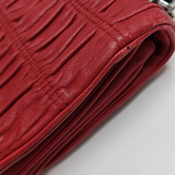 Mini Bag Quilted Lambskin Red