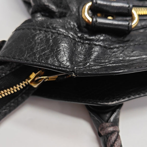 Classic City Small Lambskin Black
