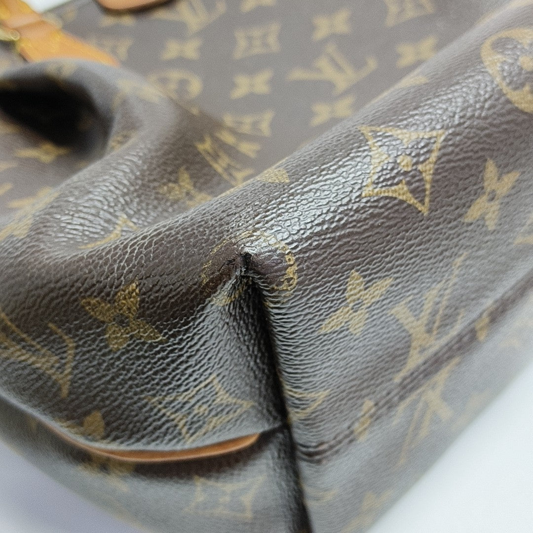 TURENNE Monogram Coated Canvas Brown