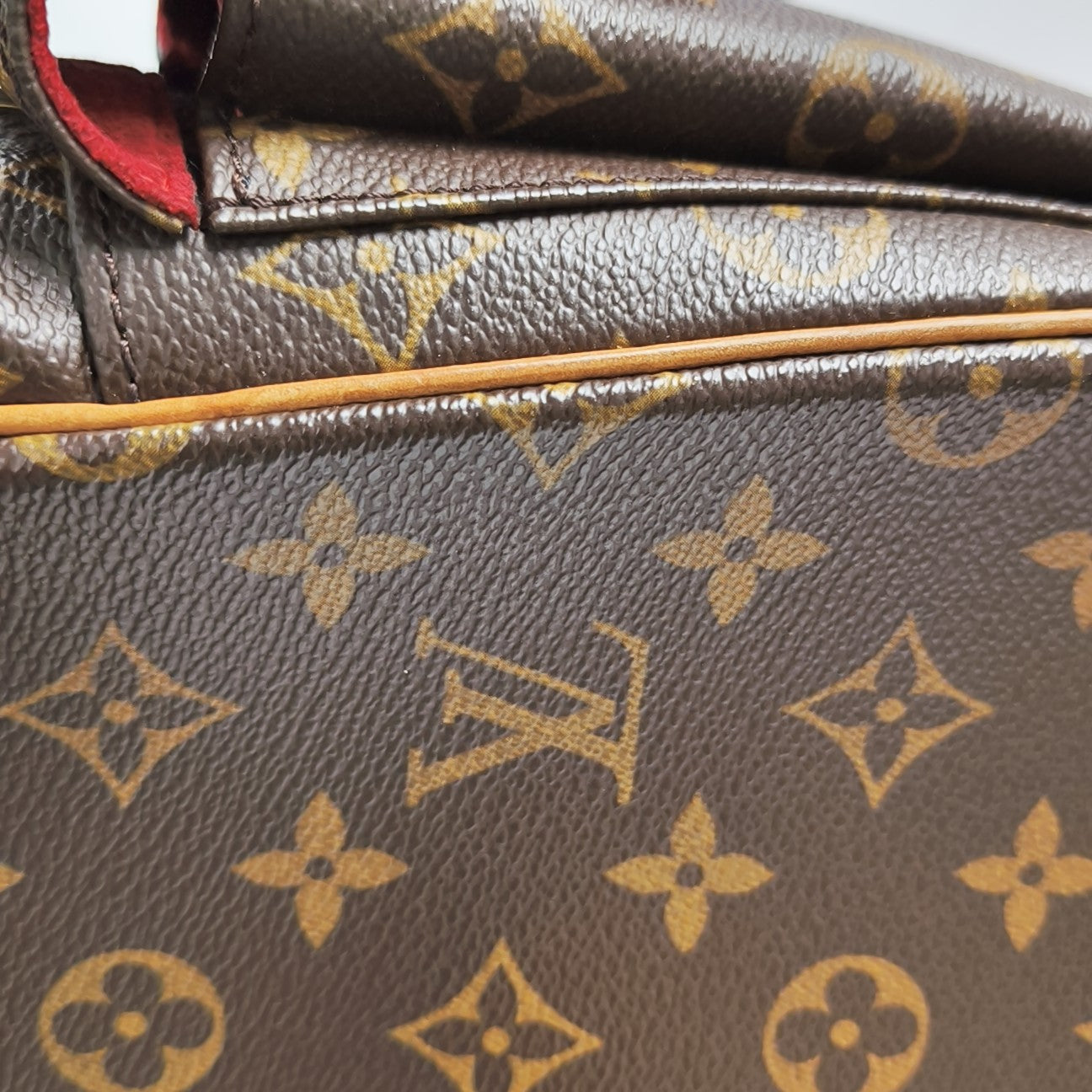 EXCENTRI-CITE Monogram Coated Canvas Brown