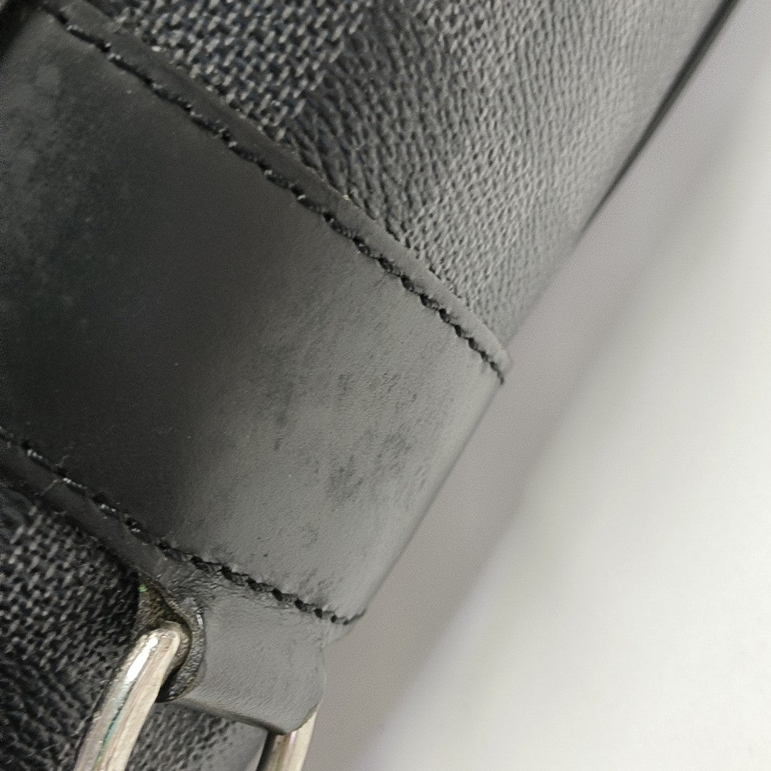 TADAO MM Damier Graphite Coated Canvas Gray