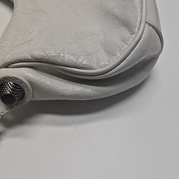 Le Cagole Small Lambskin White