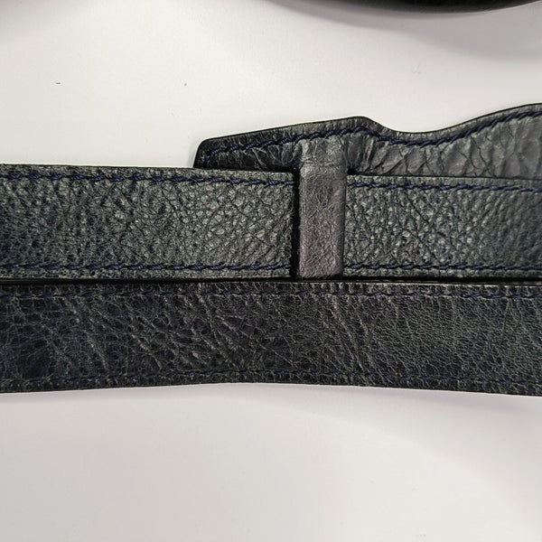 Pompon Bag Calfskin Green