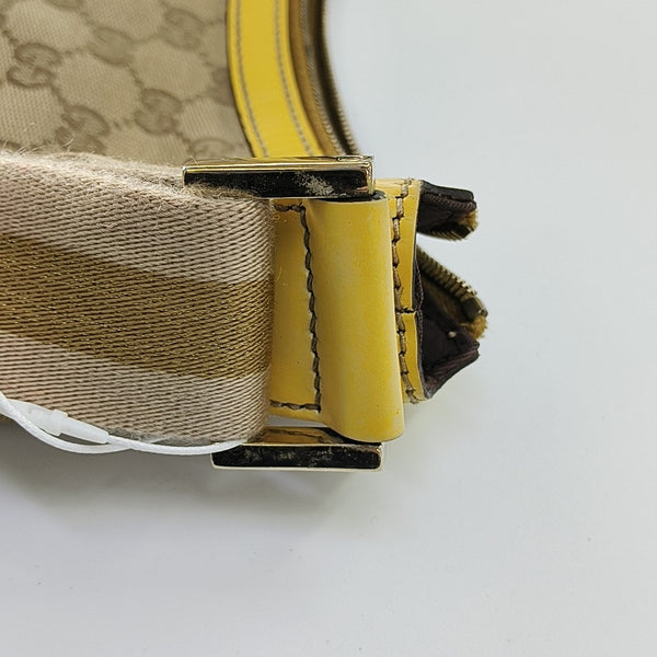 Monogram Coated Canvas Shoulder Bag Beige