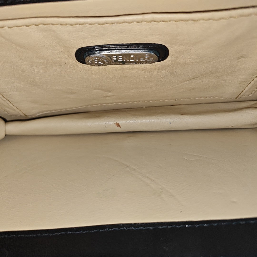 Calfskin Shoulder Bag Black