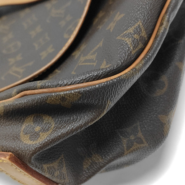 SAUMUR 35 Monogram Coated Canvas Brown