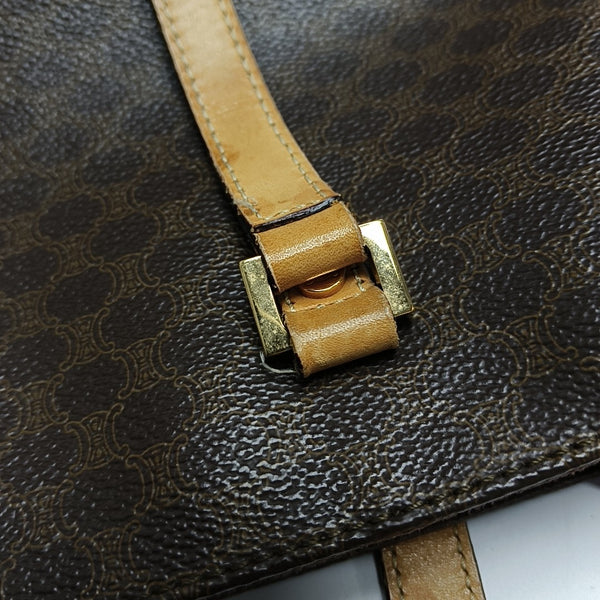 MACADAM TOTE Coated Canvas Brown