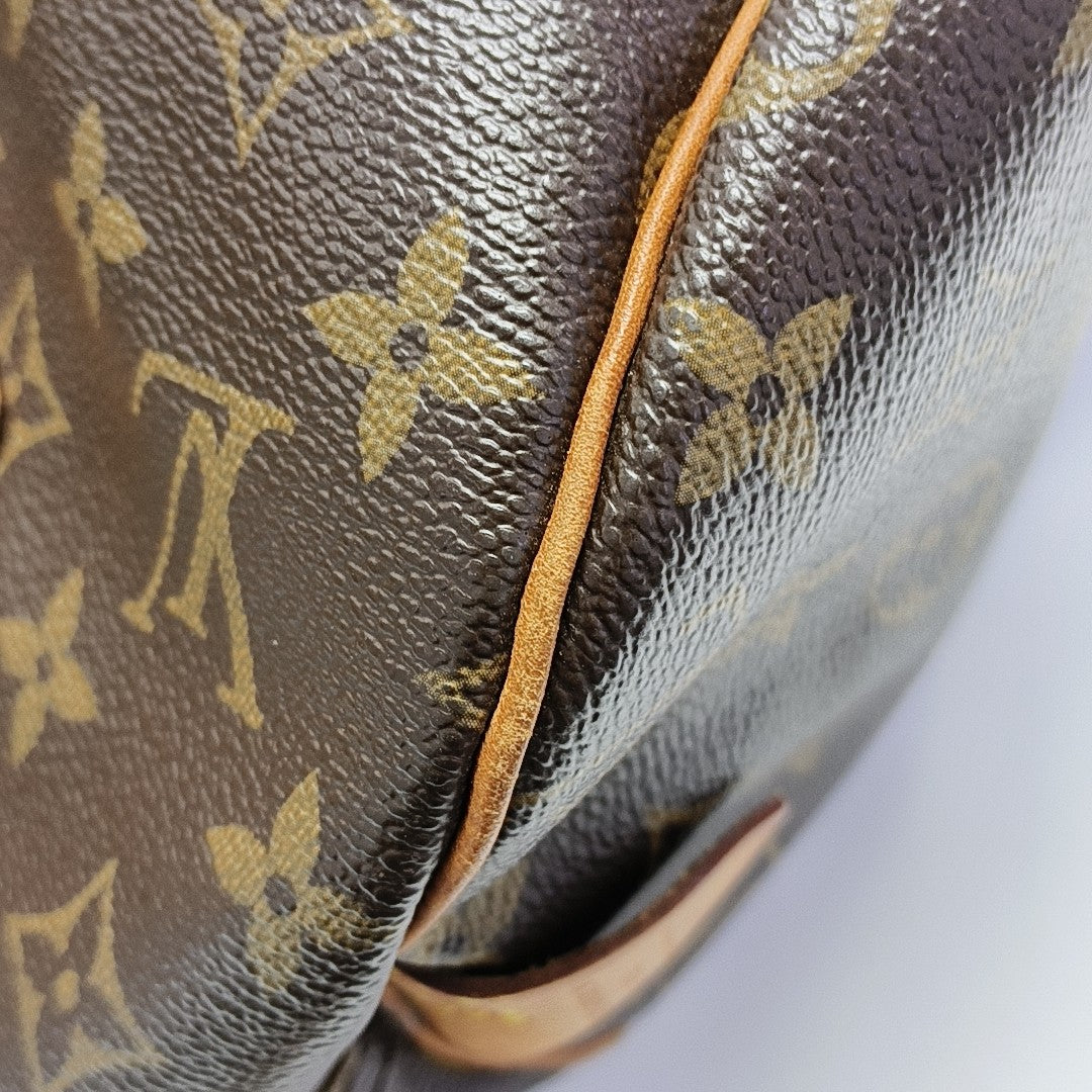 SPEEDY 30 Monogram Coated Canvas Brown