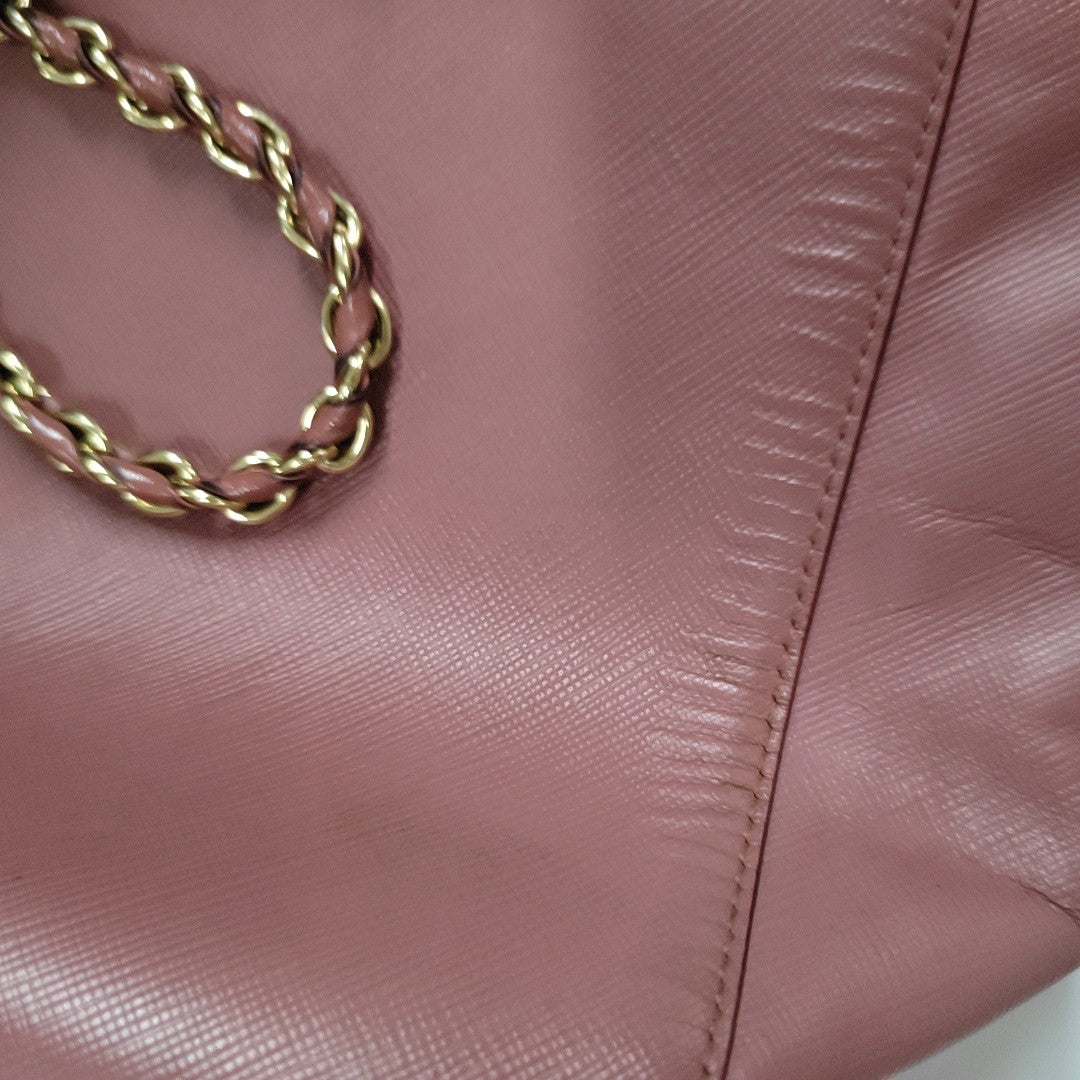 Calfskin Tote Bag Red