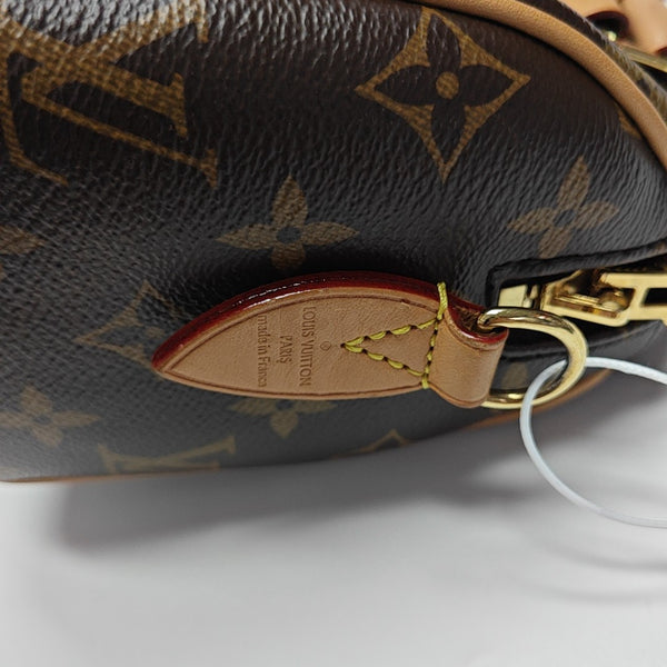 SPEEDY 20 Monogram Coated Canvas Brown