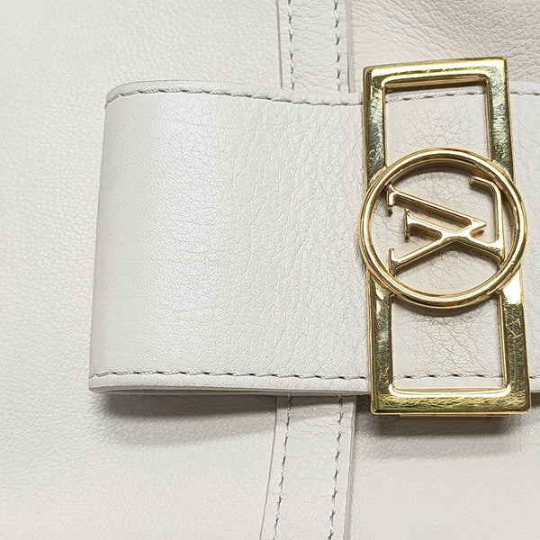 DAUPHINE MM Calfskin White