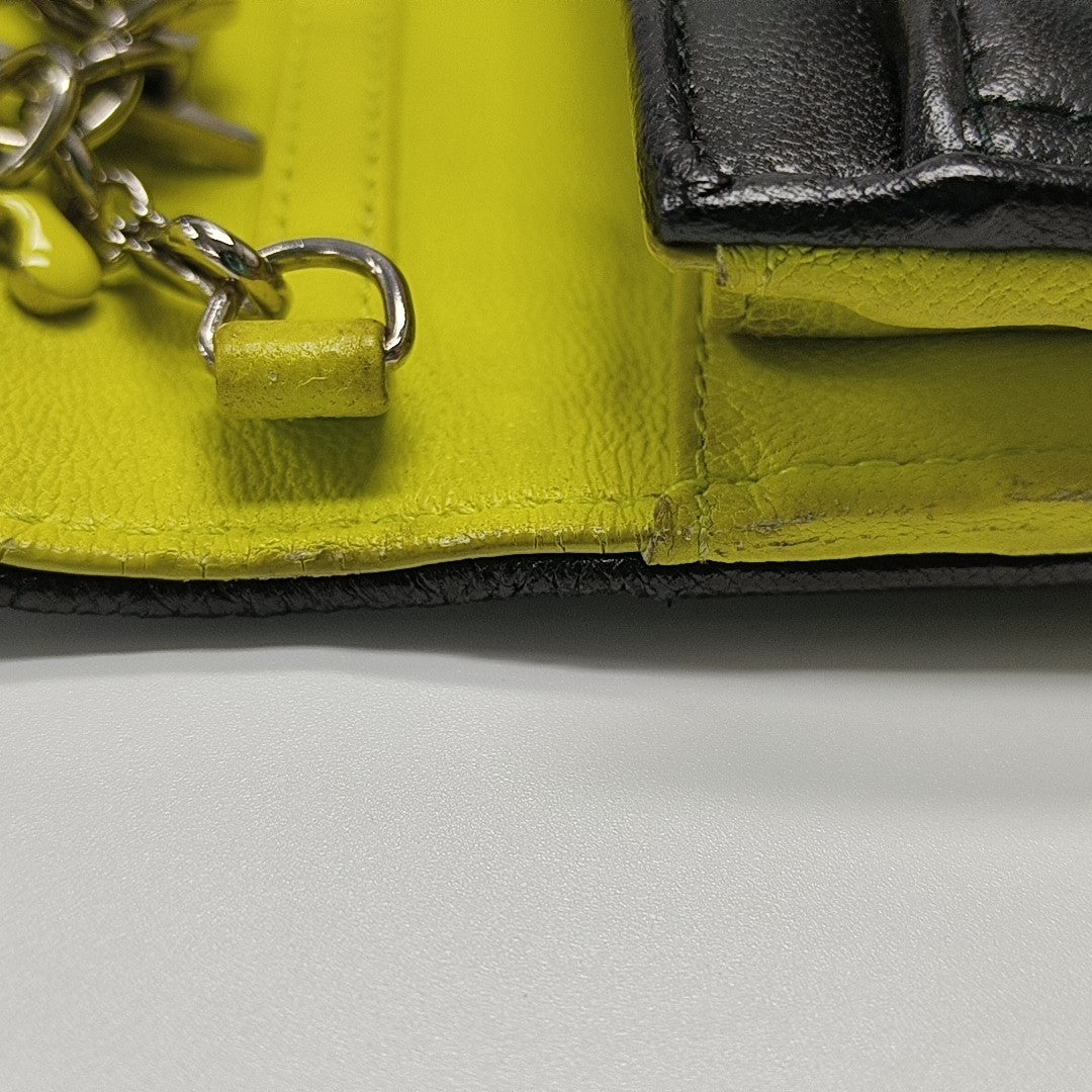 Lady Dior Small Cannage Lambskin Black Wallet