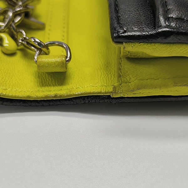 Lady Dior Small Cannage Lambskin Black Wallet