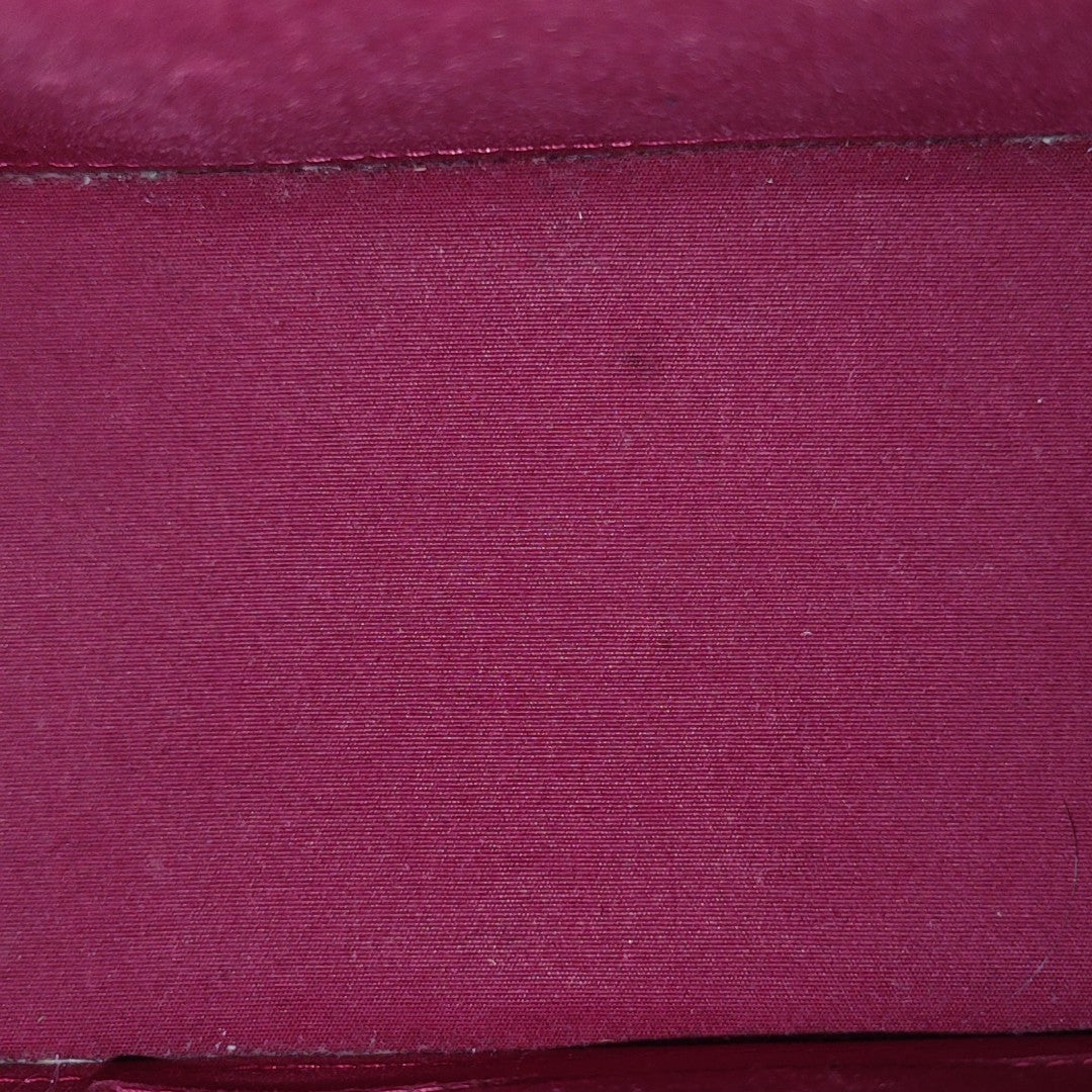 ALMA BB Monogram Patent Leather Red