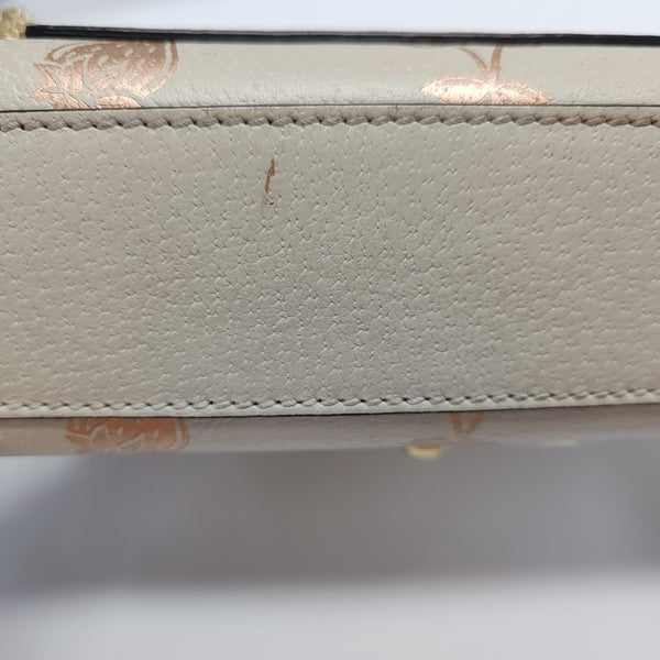 Padlock Small Calfskin White